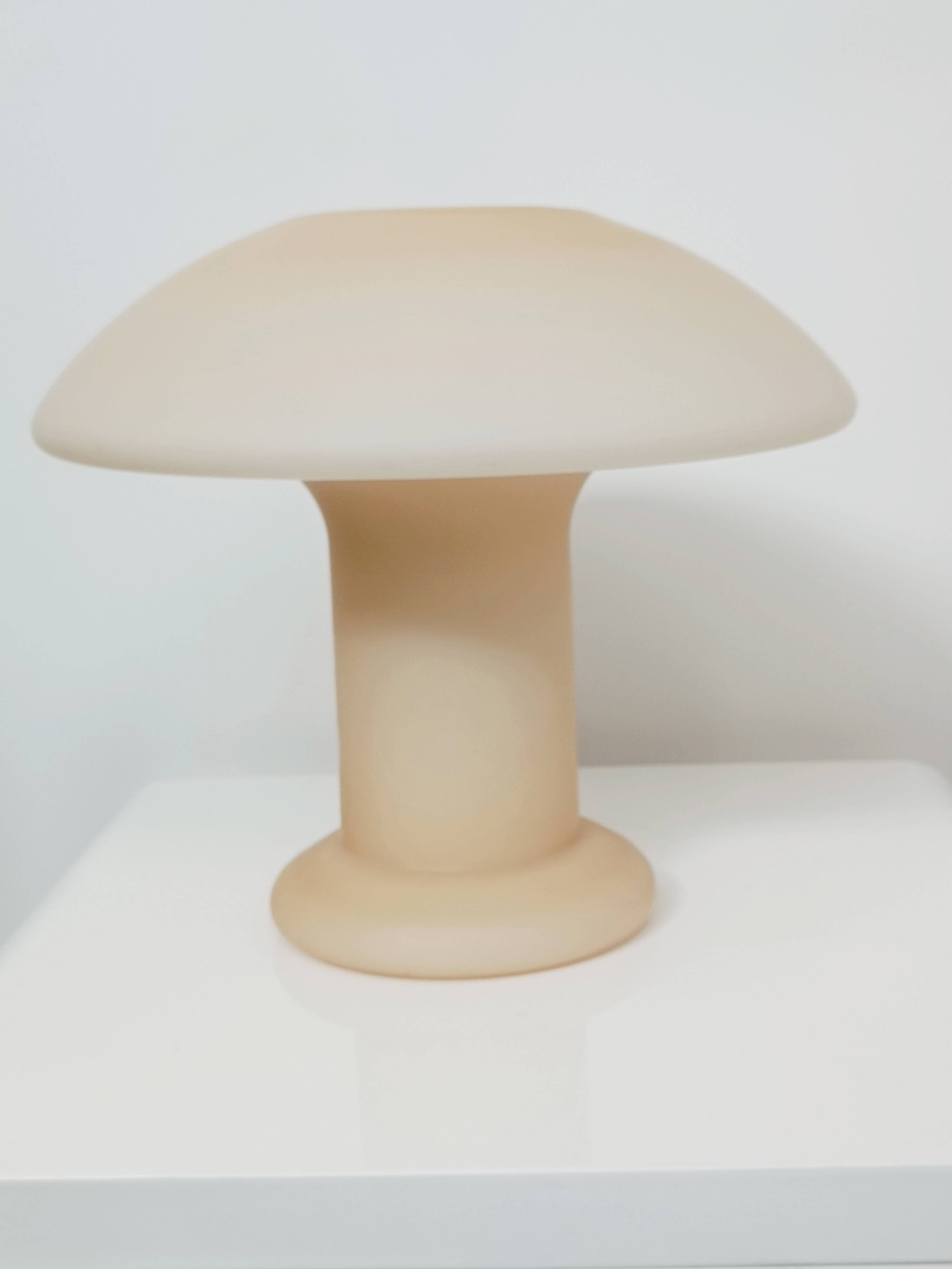 Lampe champignon par Hustadt Leuchten 1970s Grand modèle