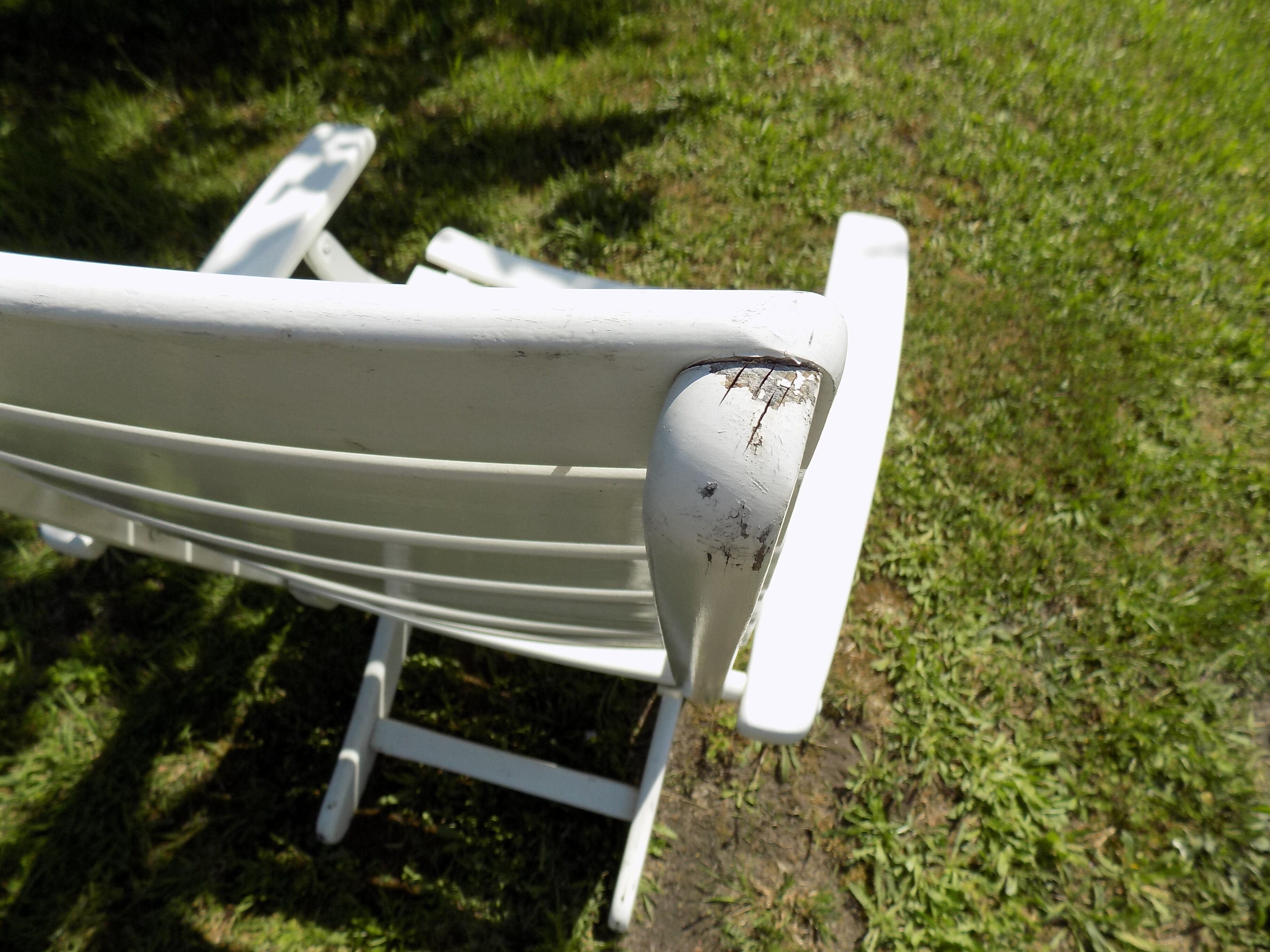 Chaises de jardin en bois années 80 Herlag