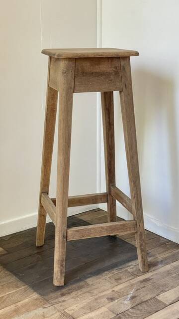 Vintage Oak Workbench Stool