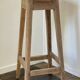 Vintage Oak Workbench Stool