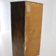 1960s beech tambour cabinet, czechoslovakia