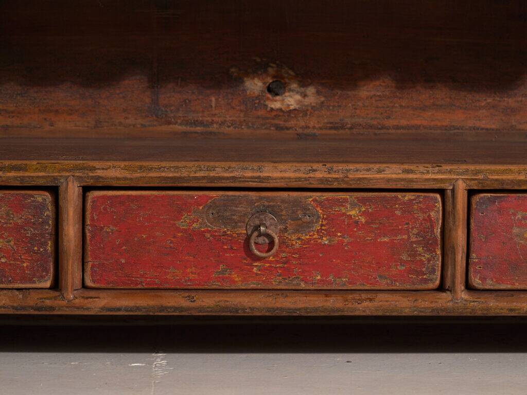 Meuble bas ancien en bois d’orme – Chine, vers 1900