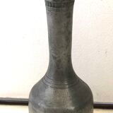 Antique pewter vase