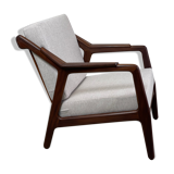 Danish easy chair in afromosia by Brockmann Petersen for Randers, 1960s