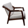 Danish easy chair in afromosia by Brockmann Petersen for Randers, 1960s