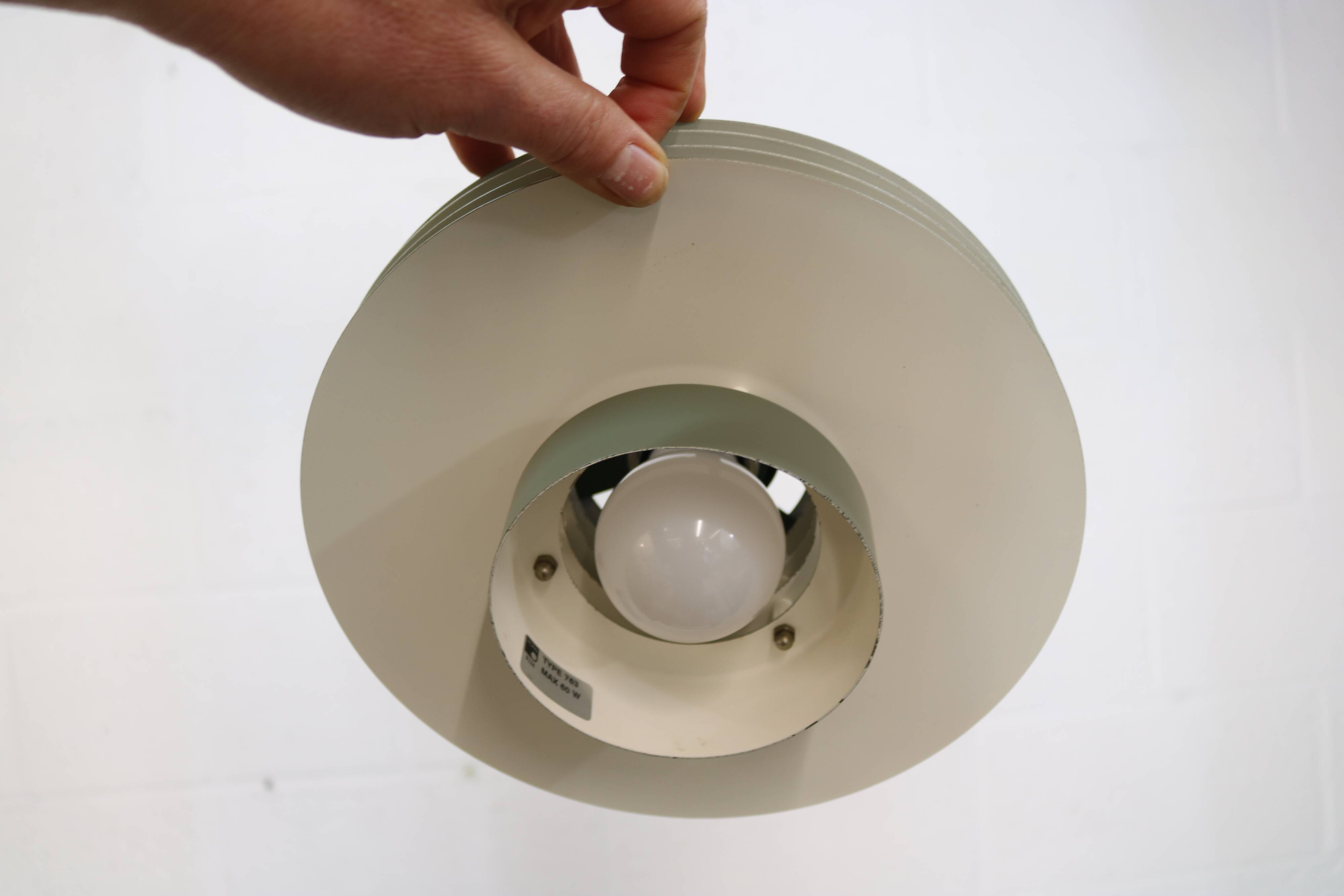 Danish Design Lamp Horn Lighting Model 763 – Restored Green Nordic Style Pe