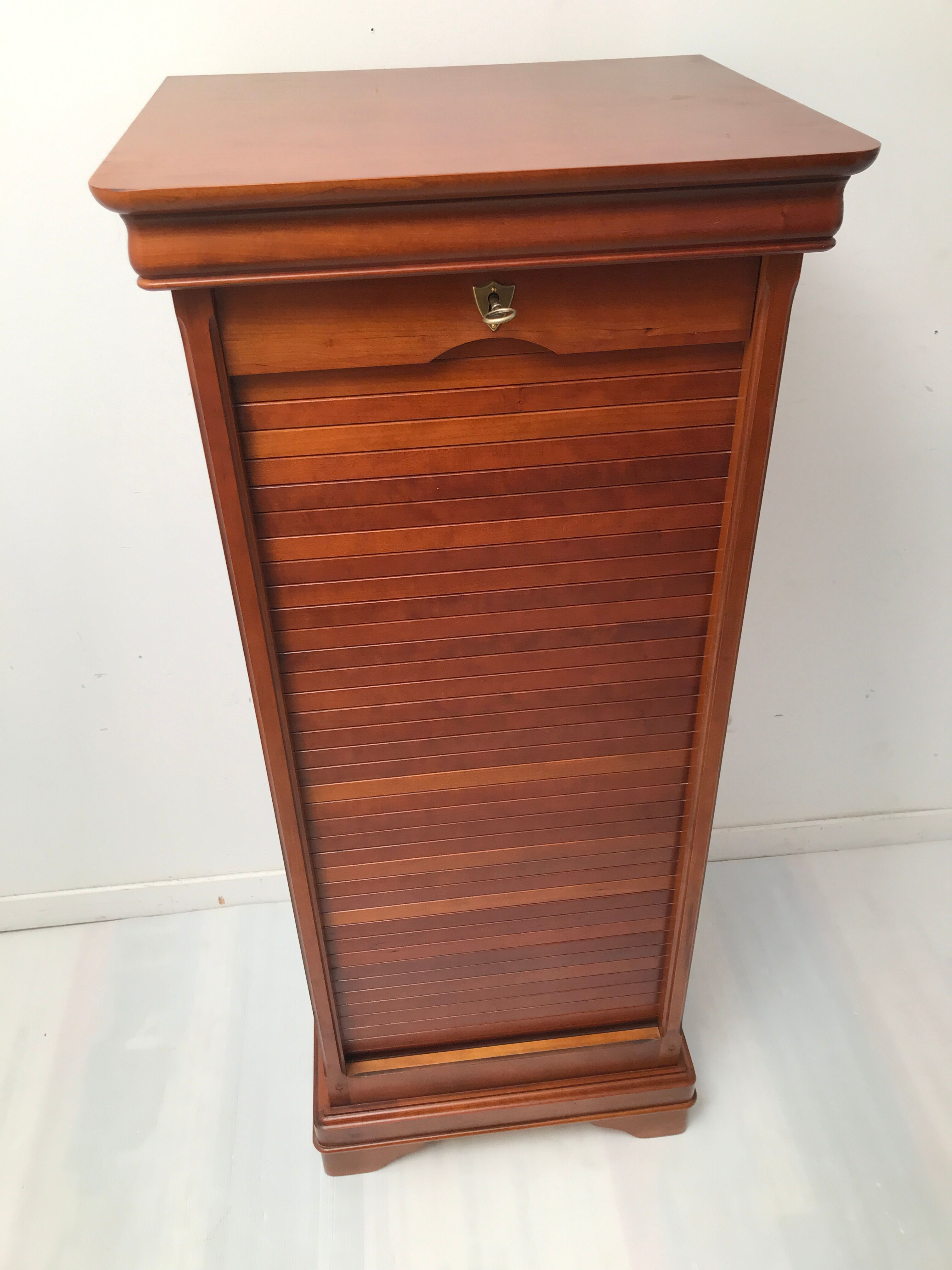 Louis Philippe style curtain binder cabinet