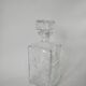 carafe à whisky en verre 1970 26 X 9.5 cm