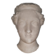 Antique plaster face of a woman
