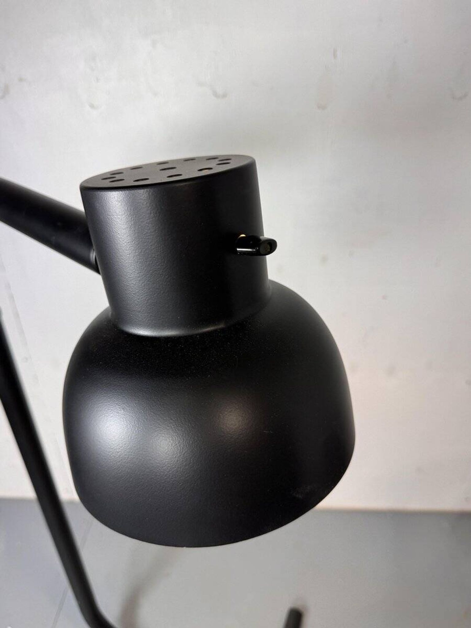 Vintage black floor lamp by Hans Agne Jakobsson for AB Markaryd, 1970s