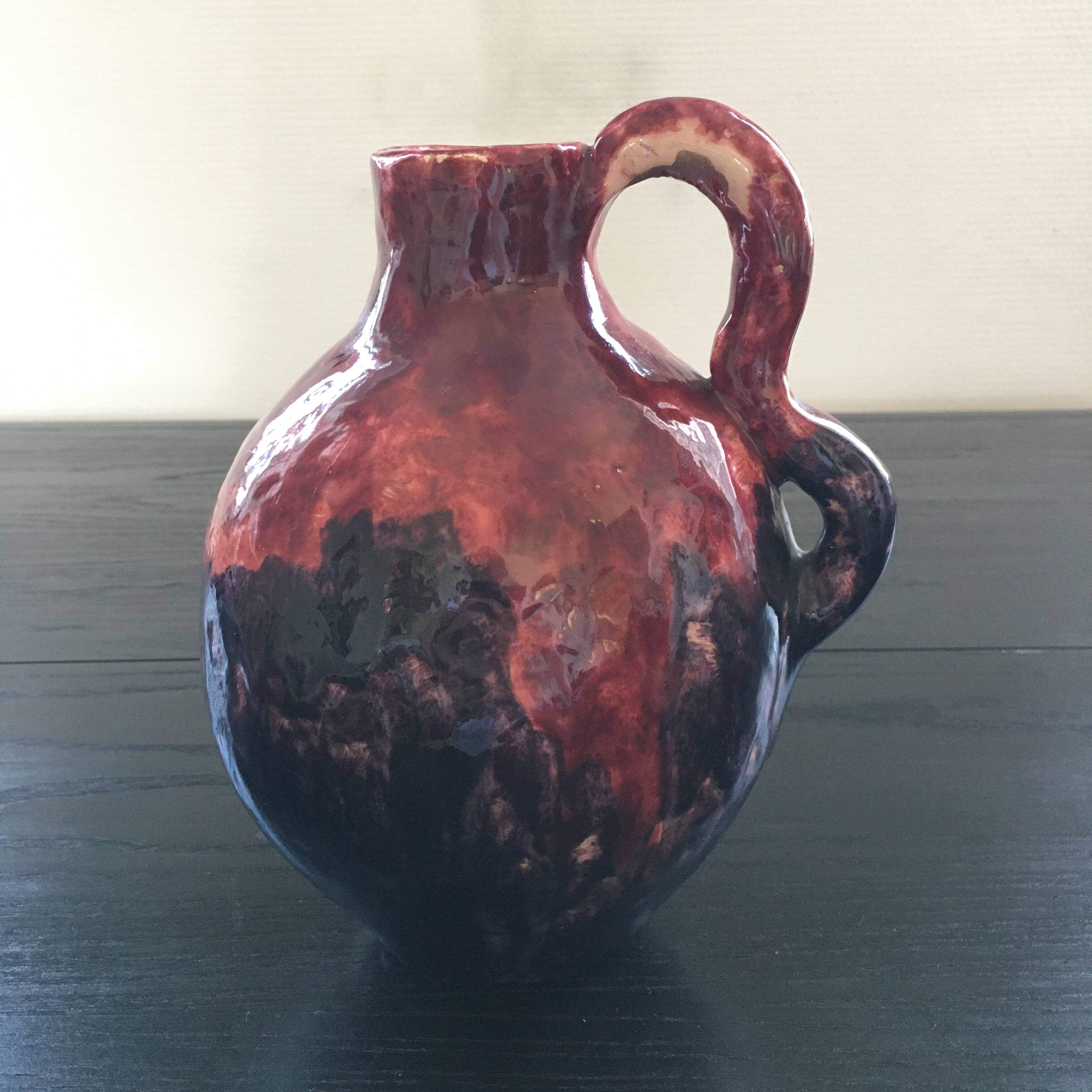 Purple artist vase