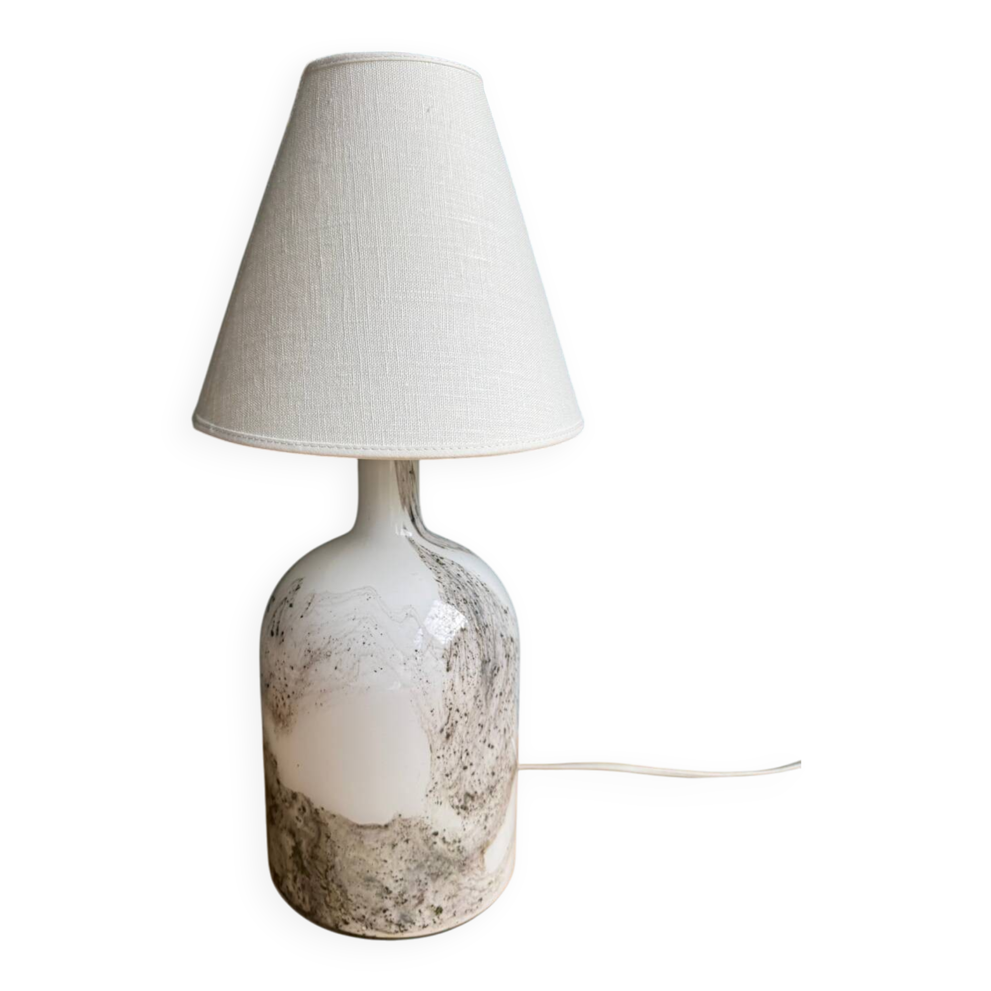 Lampe de table danoise vintage « Symétrique » par Michael Bang pour Hol
