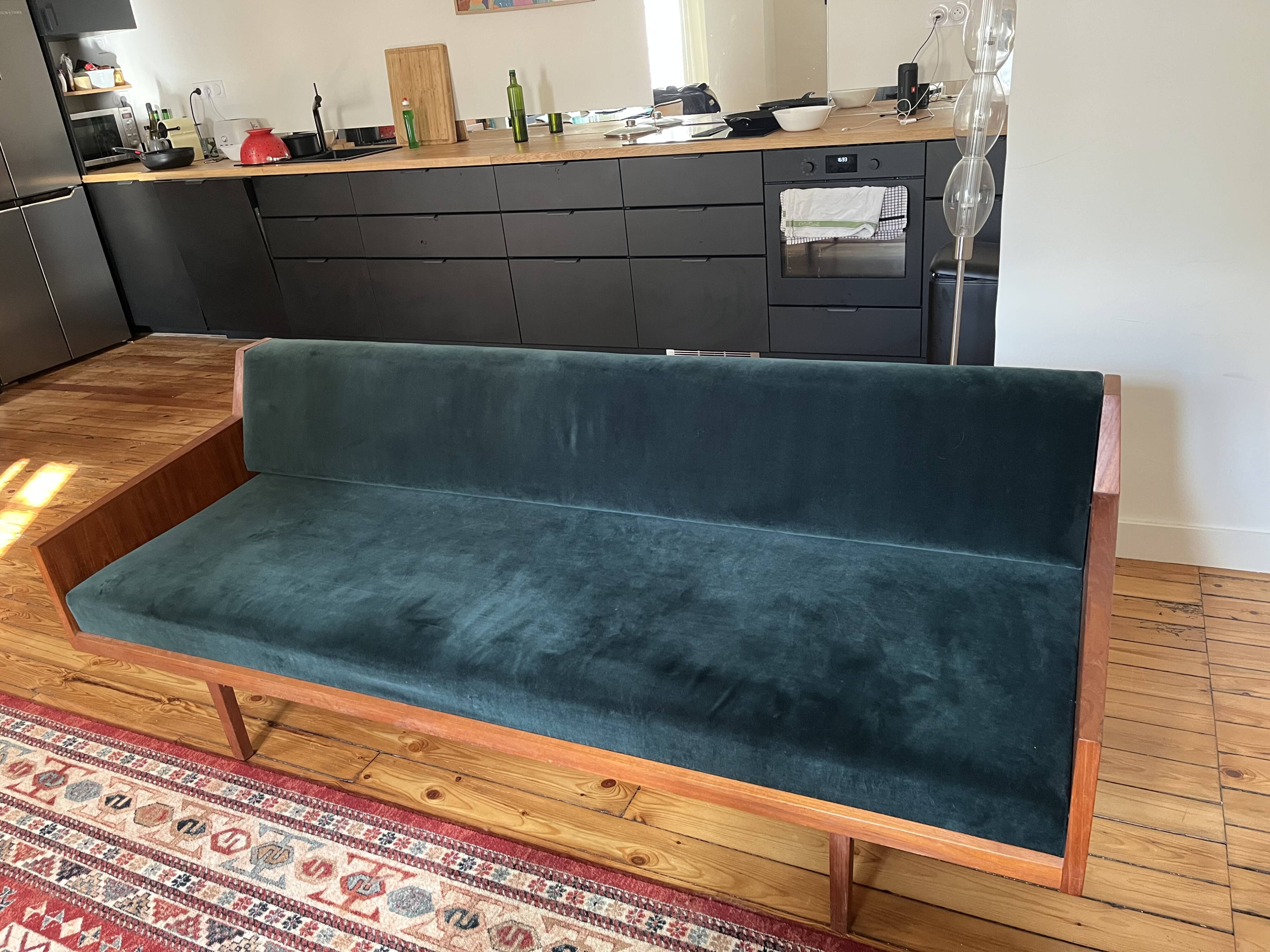 Green Swedish daybed sofa