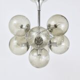 E. R. Nele Temde lustrous atomic chrome Sputnik Space Age pendant lamp tulip