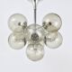 E. R. Nele Temde lustre atomic Sputnik chromé Space Age lampe suspendue tulipe