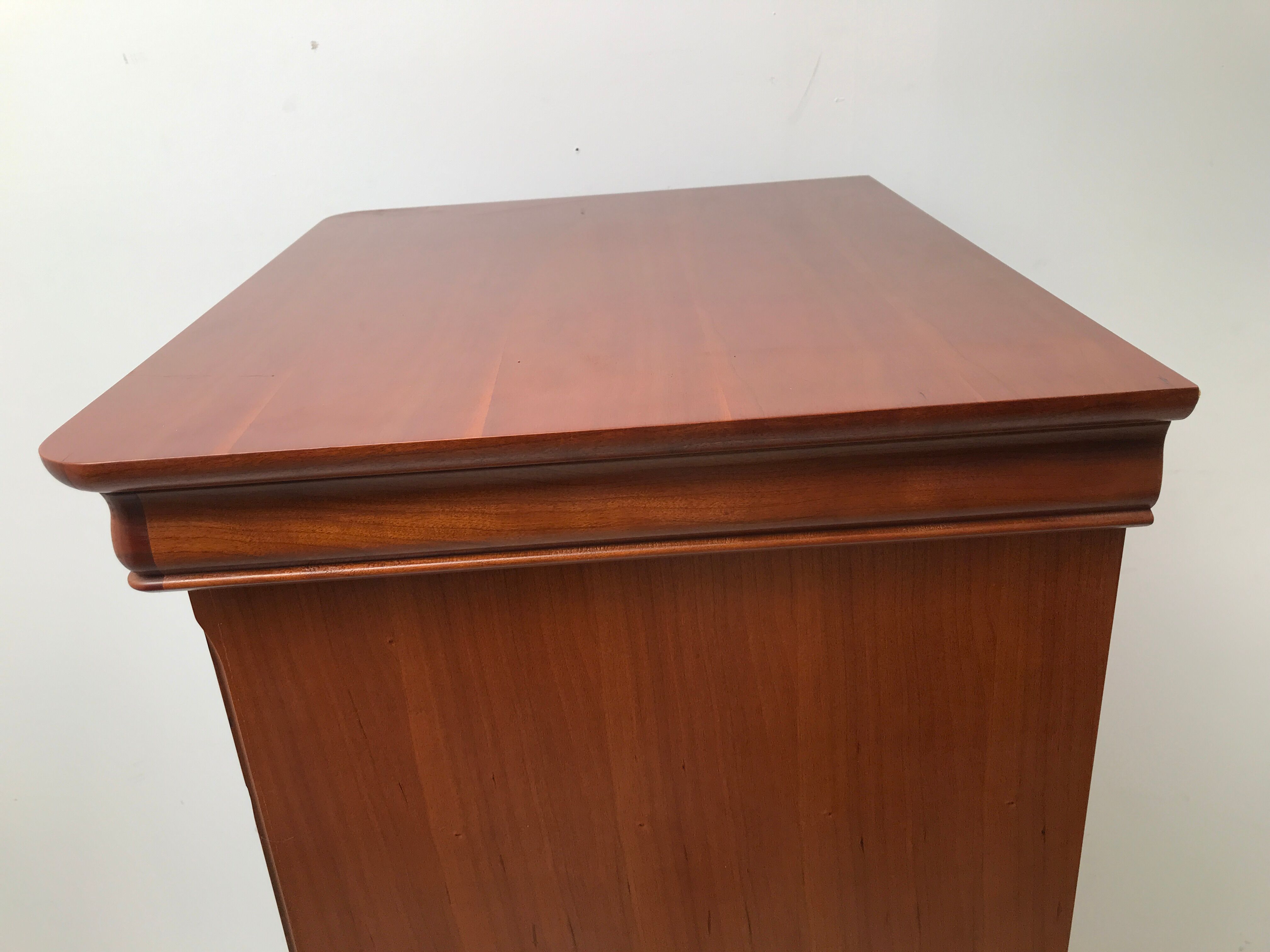 Louis Philippe style curtain binder cabinet