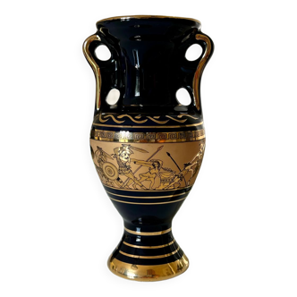 24k gold-plated Greek vase