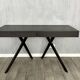 Brown wooden desk made