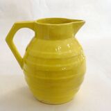 Art Deco pitcher from the 1950s in Orchies earthenware.
