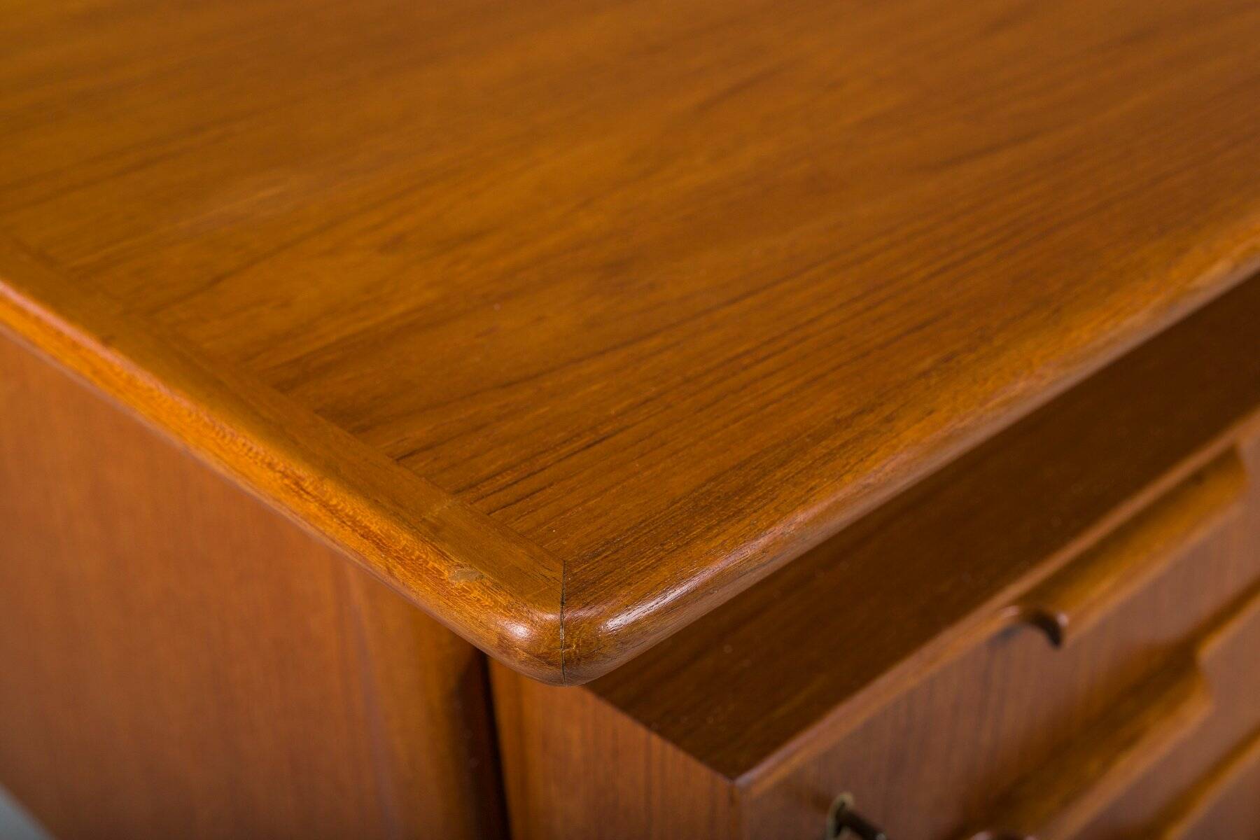 Teak Model 75 Desk from Omann Jun Møbelfabrik, 1960s