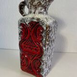 West Germany "Fat Lava" rectangular vase