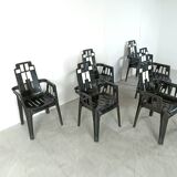 Boston Chairs by Pierre Paulin for Henry Massonnet, 1988, Set of 6