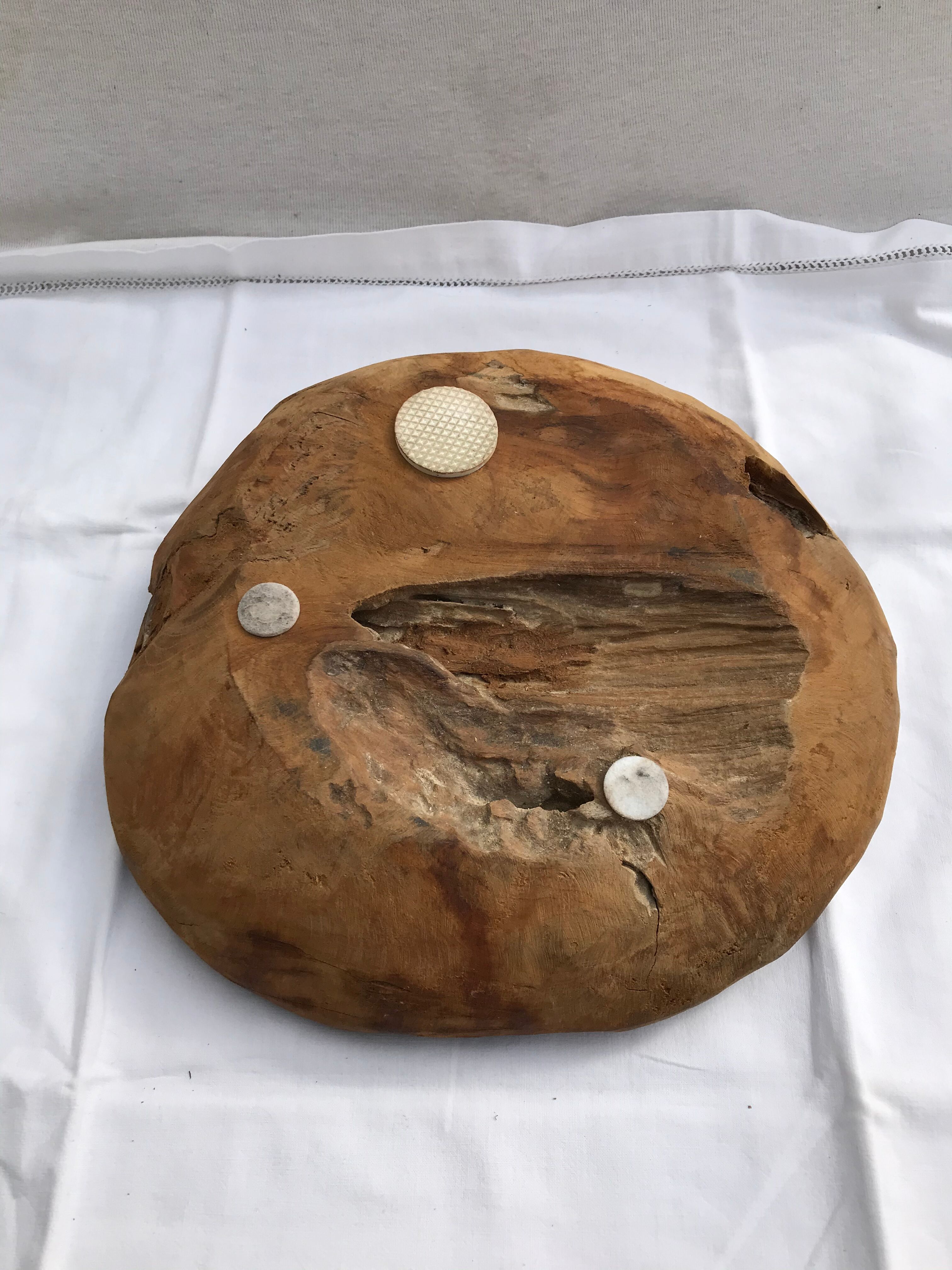 Ancient natural trinket bowl