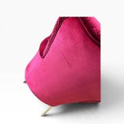 Vintage fuchsia baroque armchair / seat