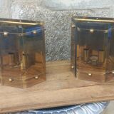 Pair of Pro Brennstelle designer wall lights from the 70s