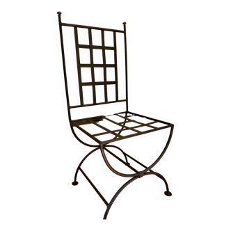 Vintage wrought iron chair