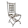 Chaise vintage fer forgé