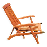 Wooden lounge chair