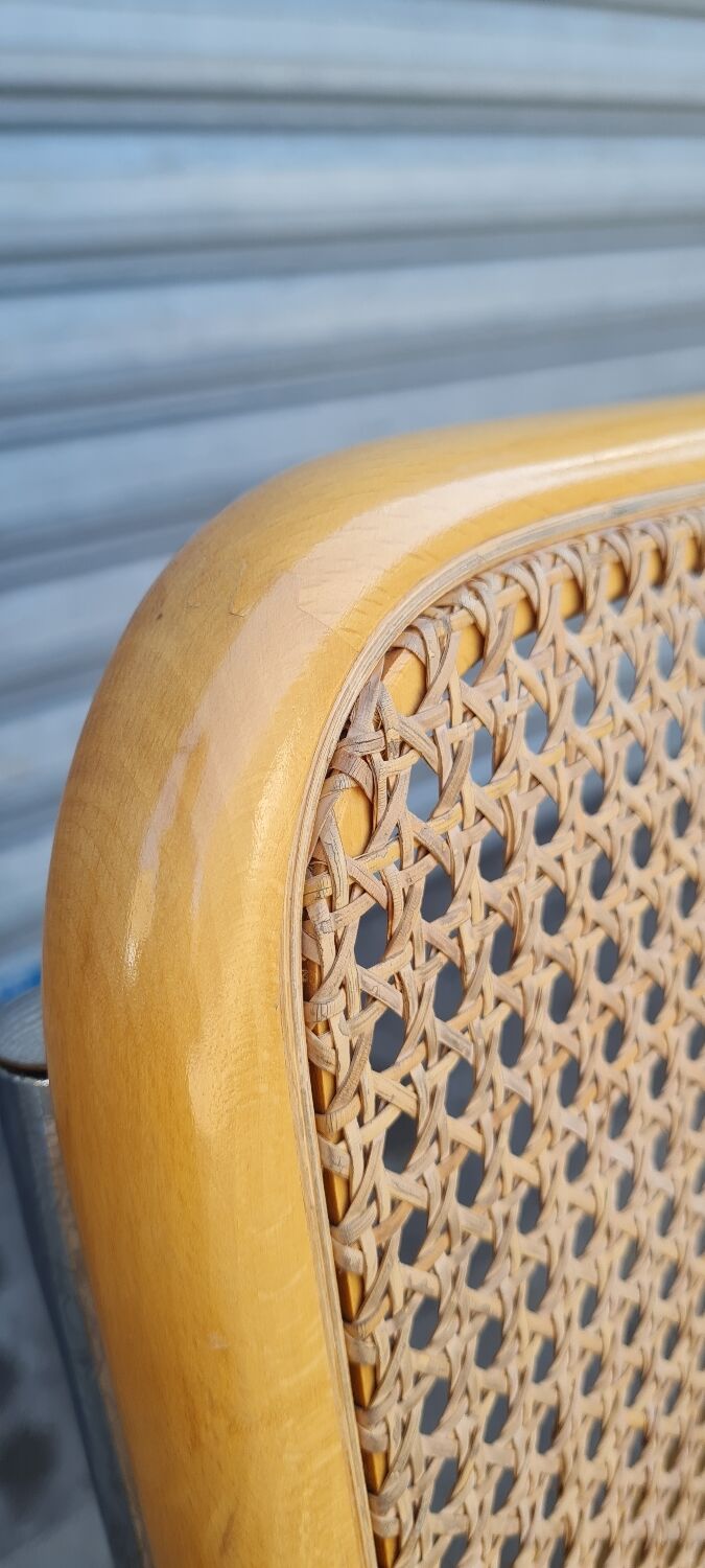 Set of 4 chairs cesca B32 by Marcel breuer