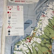 Old school map Scandinavian States