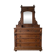 Ensemble commode Napoléon III en bois massif et marbre