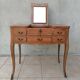 Louis XV style work table in walnut veneer