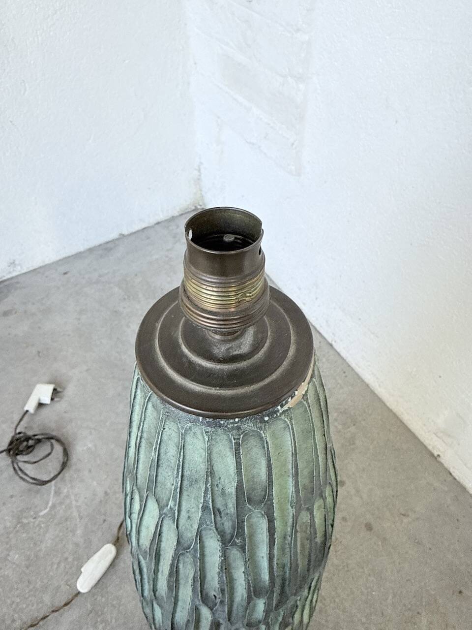 XL ceramic lamp from the 60s blin
