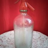 Old bottle of seltz water "brasserie georges -lyon"