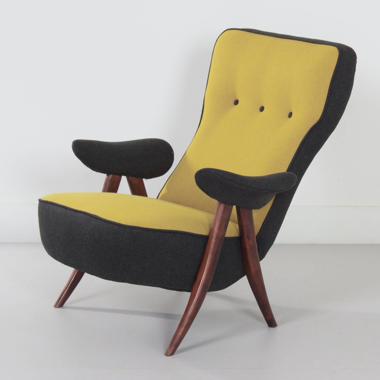Fauteuil Modèle 105 Hairpin par Theo Ruth pour Artifort, 1950s