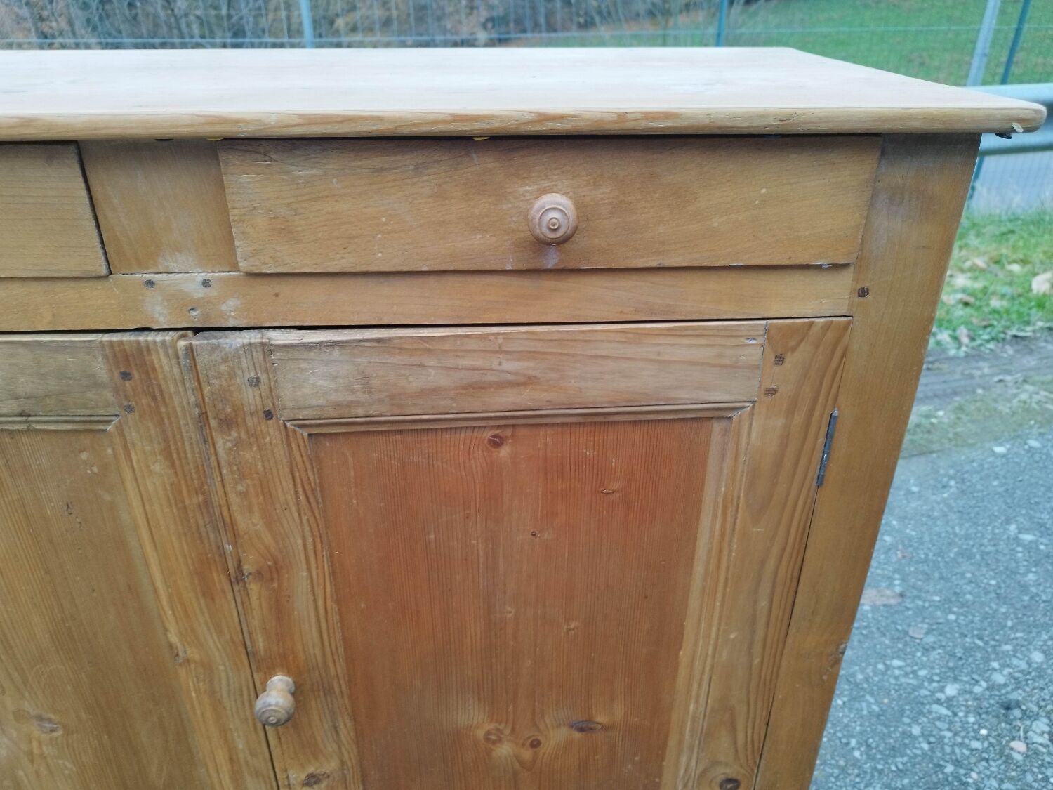 Parisian sideboard in drawer door pine good condition