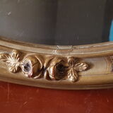 Former miroir bois - golden stuc 1920/1930