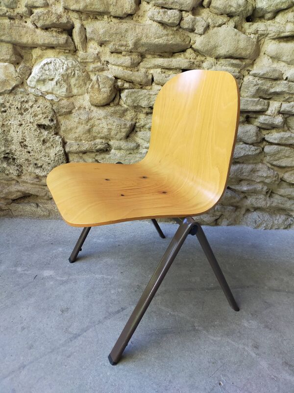 Lot de 4 chaises Galvanitas