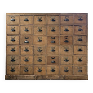 Meuble de métier en pin 1950 XL 160cm