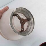 1950 ball ceiling light with golden grooves d19cm