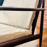 Pair of Danish armchairs in the style of Grete Jalk