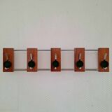 Vintage coat rack, old coat hook furniture for entrance