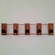Vintage coat rack, old coat hook furniture for entrance