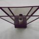 Matching Pair French Mid Century Copper & Glass Single Mirrored Wall Lights 5138