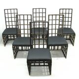 Chaises en rotin, 1970