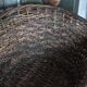 XXL woven basket antique, wicker basket, storage, baker's tool